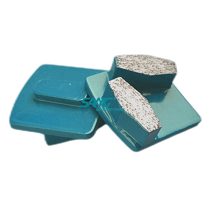 Redi Lock Double Hexagon Segment Diamond Buty szlifierskie do betonu
