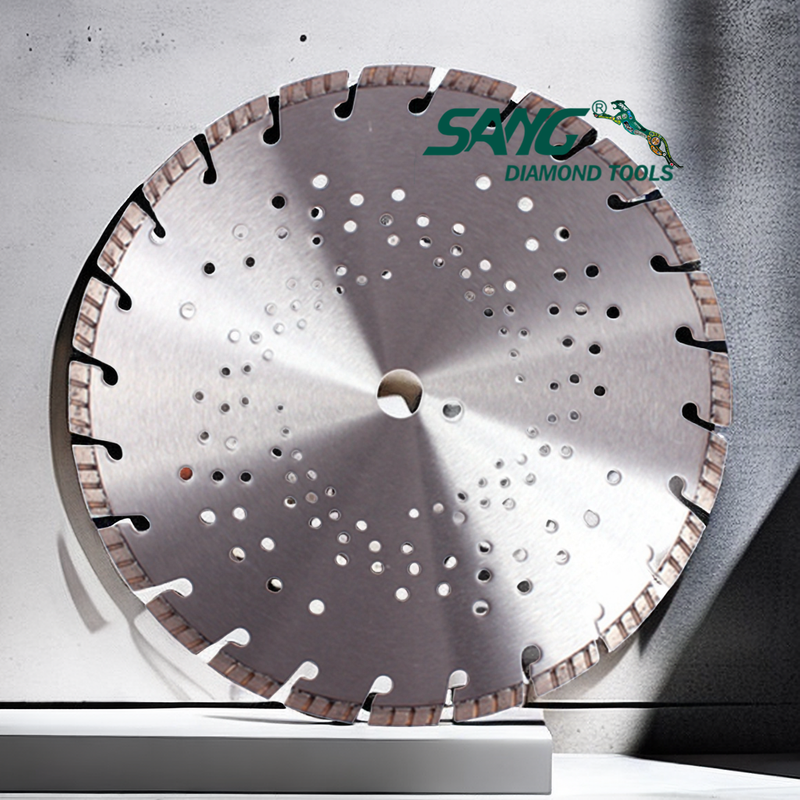 350 mm diamentowe betonowe betonowe tartę piła z turbo segmentem