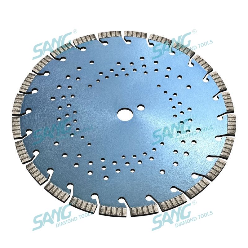350 mm Turbo Segment Laser Welding Diamond Blade do betonu do cięcia