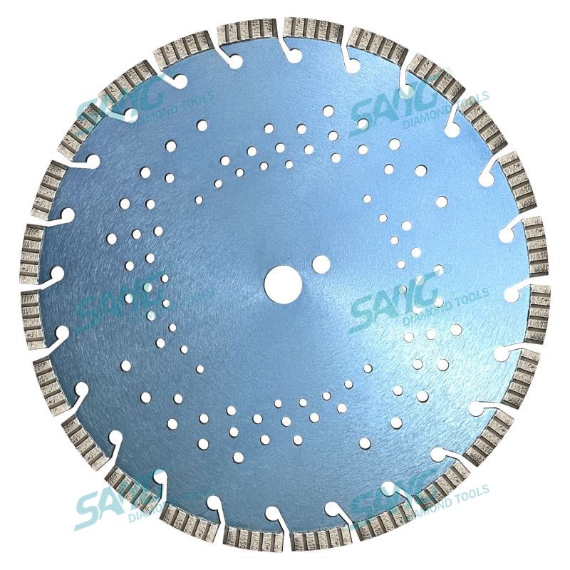 350 mm Turbo Segment Laser Welding Diamond Blade do betonu do cięcia