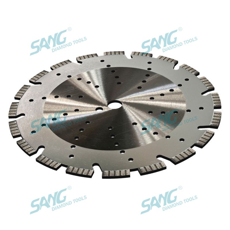 laserowy spawany 350 mm 14 -calowy diamentowy tartę do cięcia dysk do cięcia do trawienia betonu