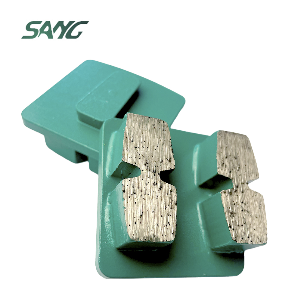 podwójne segmenty beton szlifierski Diamond Redi Block Block Plate