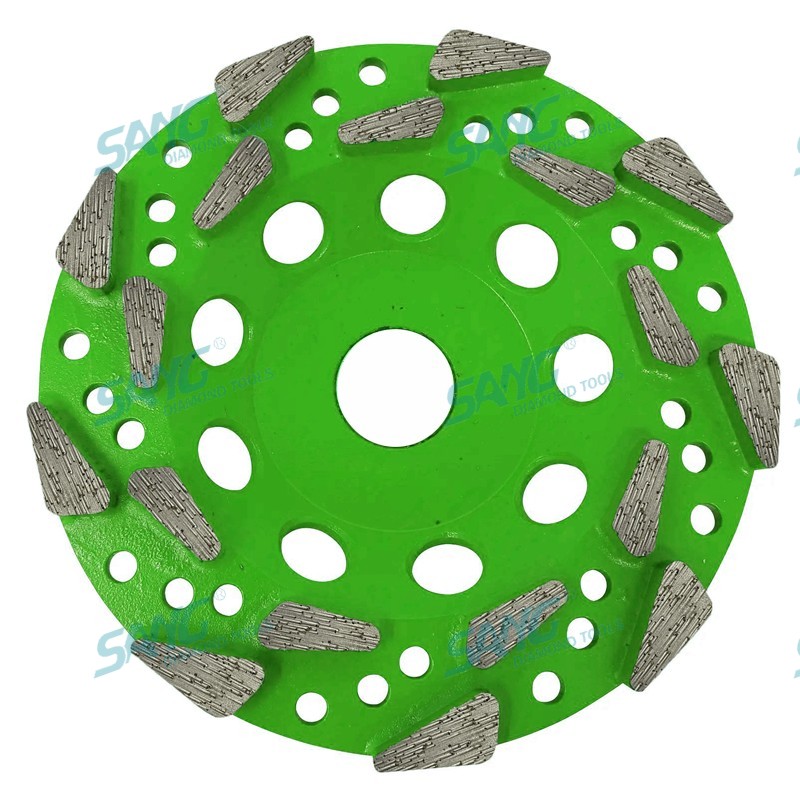 Ciężkie 125 mm 180 mm 5 cali 7 cali 20 gwintowane gwintowane diamentowe kubek