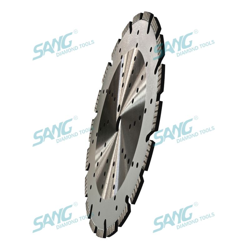 laserowy spawany 350 mm 14 -calowy diamentowy tartę do cięcia dysk do cięcia do trawienia betonu